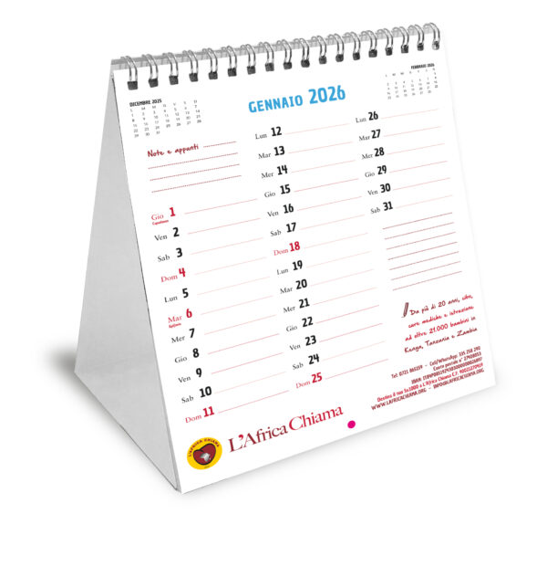 Calendario Solidale 2026 (da tavolo) - immagine 2