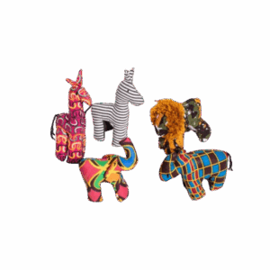 Animaletti in stoffa kitenge