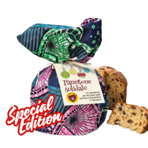 Panettone pera e cioccolato Cova & C. – Special Edition 25 anni L’Africa Chiama