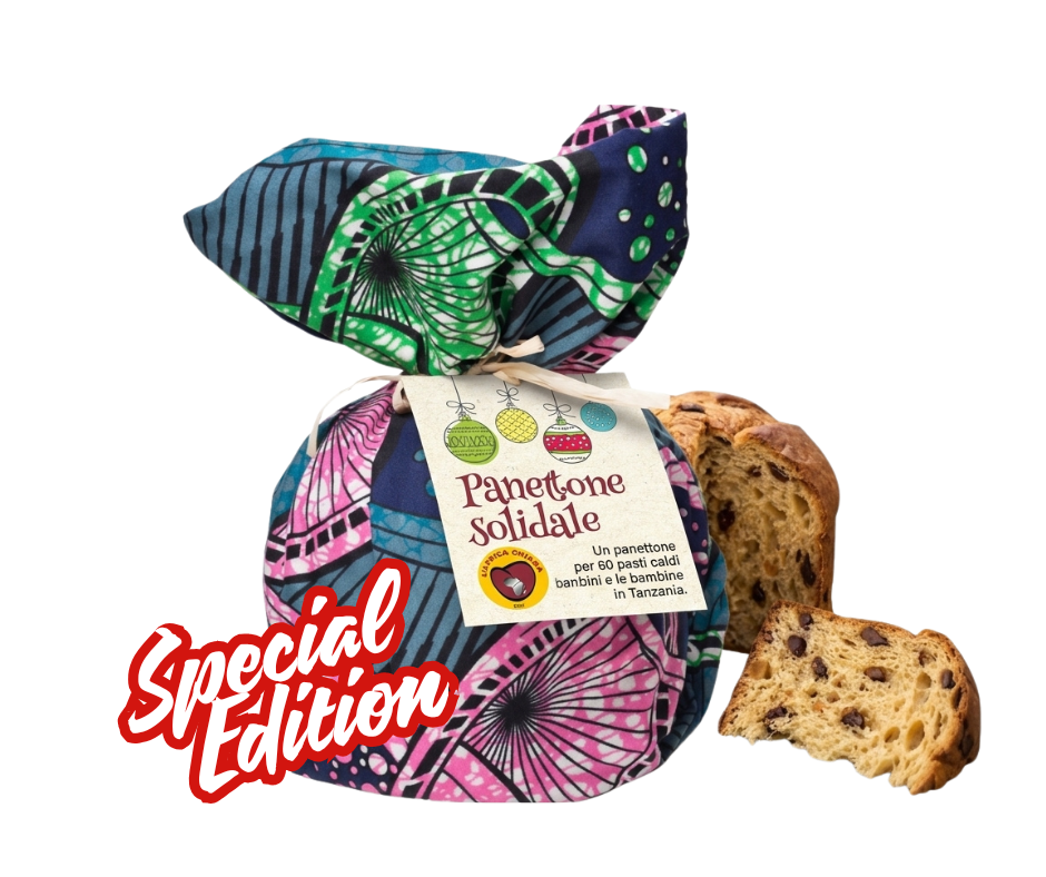 Panettone pera e cioccolato Cova & C. – Special Edition 25 anni L’Africa Chiama